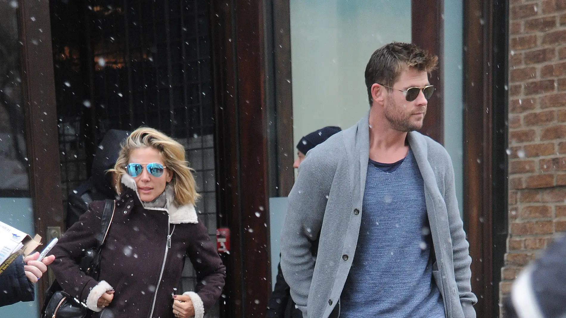 Elsa Pataky y Chris Hemsworth hacen frente al tiempo en Nueva York