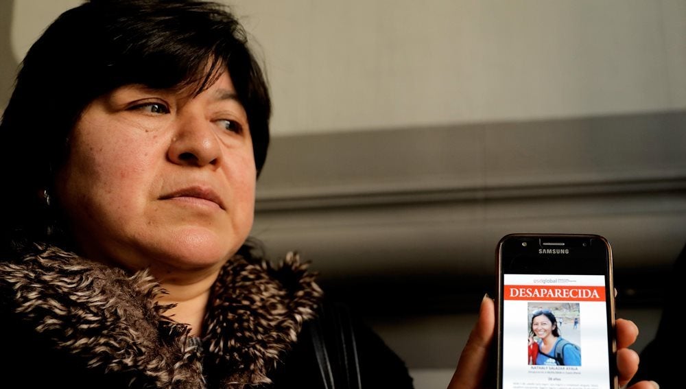 Alejandra Ayala, madre de Nathaly Salazar