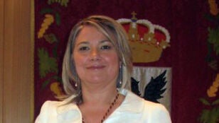 Maria jose ortega alcaldesa de Aguilar del Campoo, Palencia.