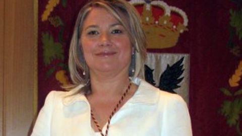 Maria jose ortega alcaldesa de Aguilar del Campoo, Palencia.
