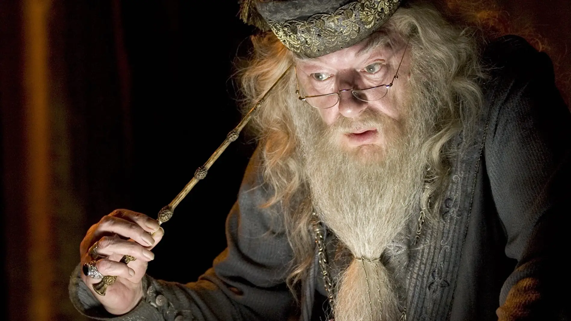Dumbledore preocupado en la vida