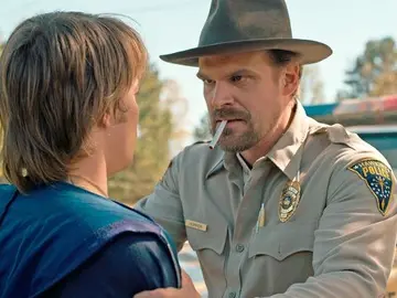 David Harbour en 'Stranger Things' David Harbour en 'Stranger Things'