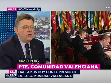Ximo Puig, en Espejo Público Ximo Puig, en Espejo Público