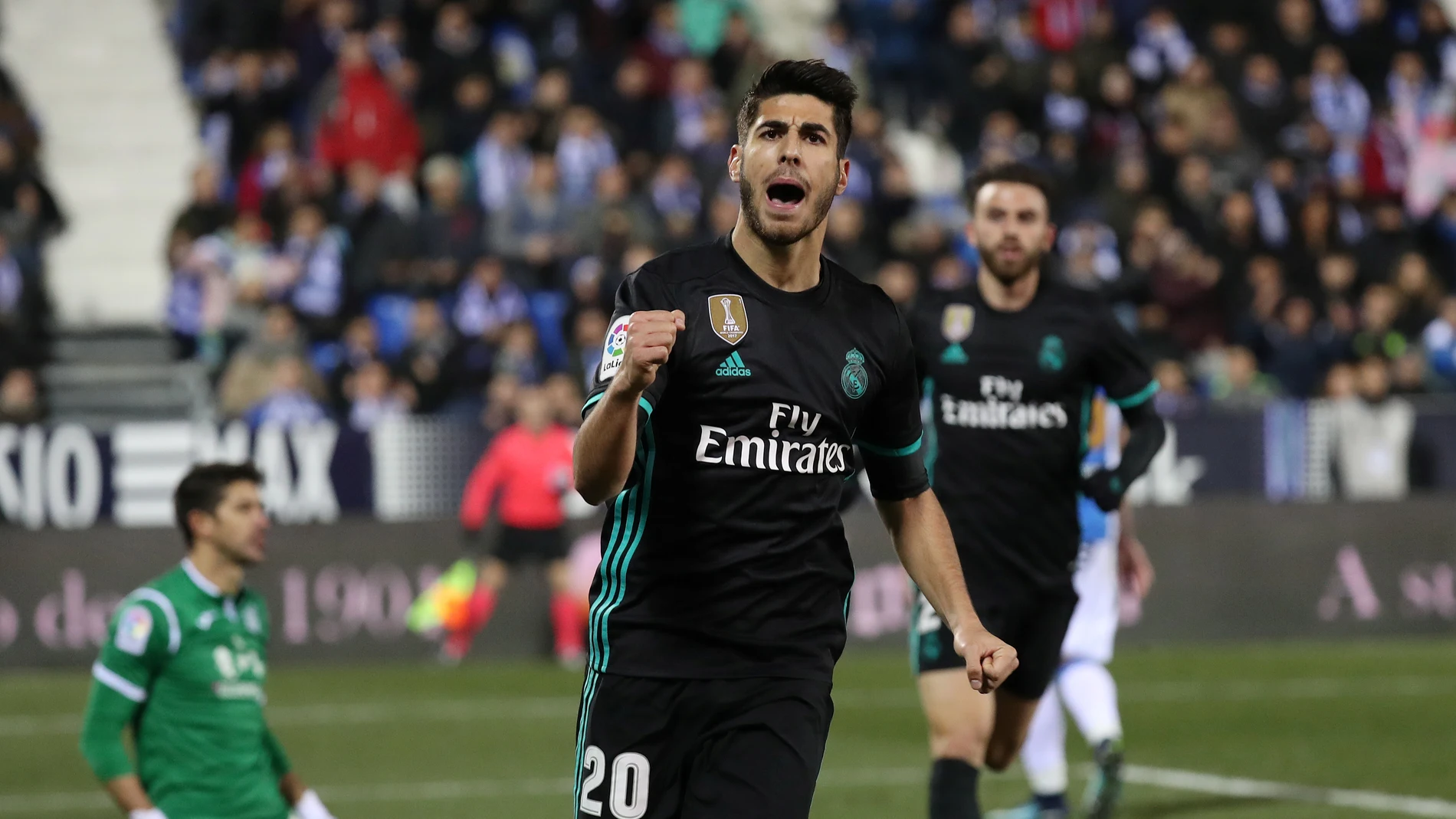 Marco Asensio celebra su gol con el Real Madrid Marco Asensio celebra su gol con el Real Madrid