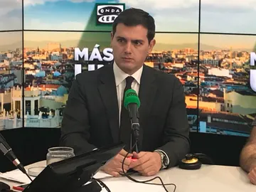 El líder de Ciudadanos, Albert Rivera, en Onda Cero El líder de Ciudadanos, Albert Rivera, en Onda Cero