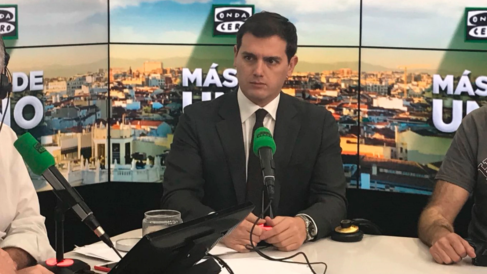 El líder de Ciudadanos, Albert Rivera, en Onda Cero El líder de Ciudadanos, Albert Rivera, en Onda Cero