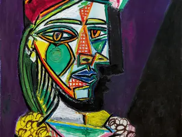 Mujer con boina, Picasso Mujer con boina, Picasso