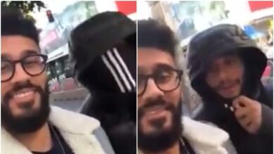 Marcelo, 'encapuchado' para pasar desapercibido en plena Gran Vía