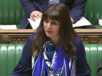 Nusrat Ghani en el Parlamento británico Nusrat Ghani en el Parlamento británico