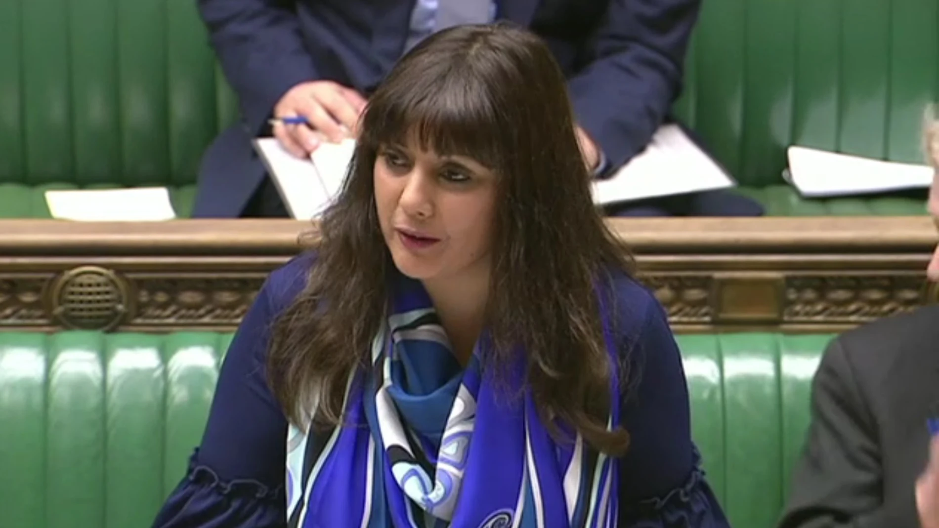 Nusrat Ghani en el Parlamento británico Nusrat Ghani en el Parlamento británico