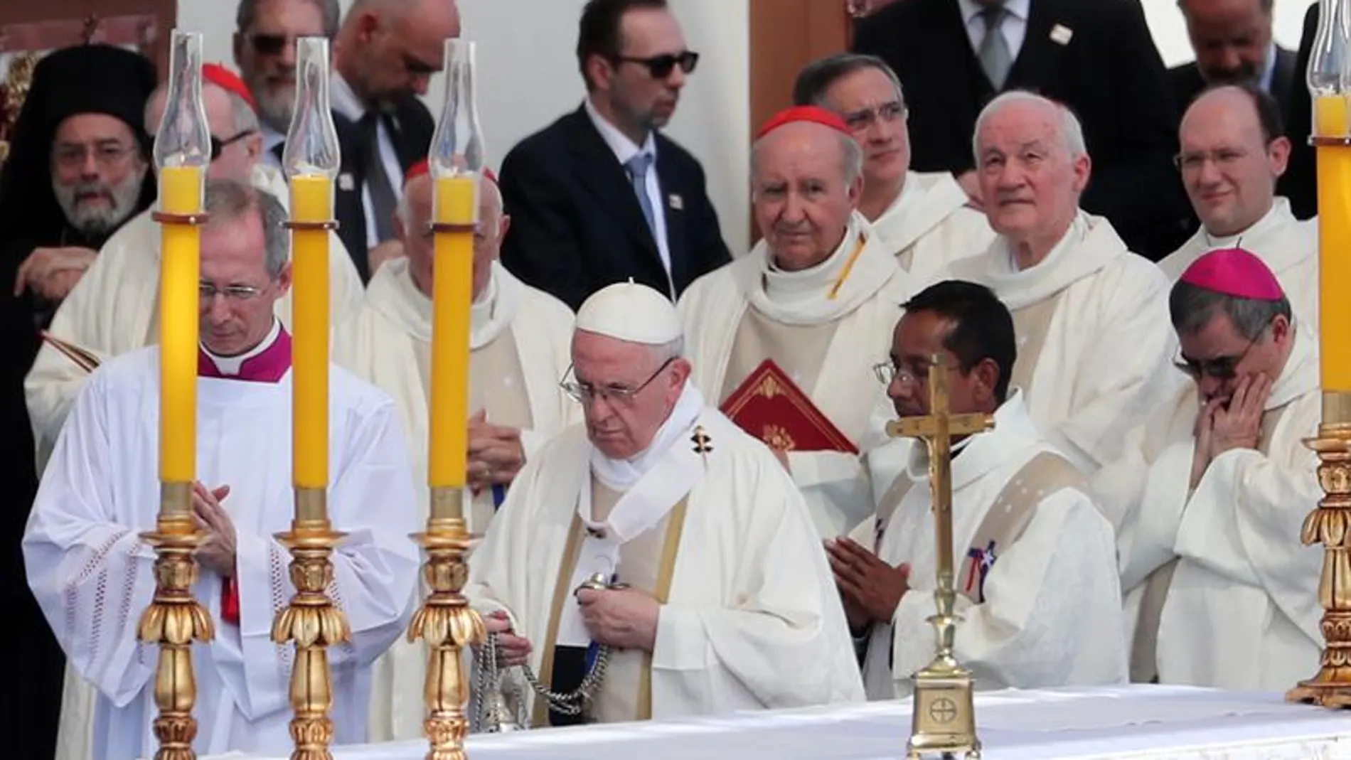 El Papa Francisco en una misa en Chile El Papa Francisco en una misa en Chile