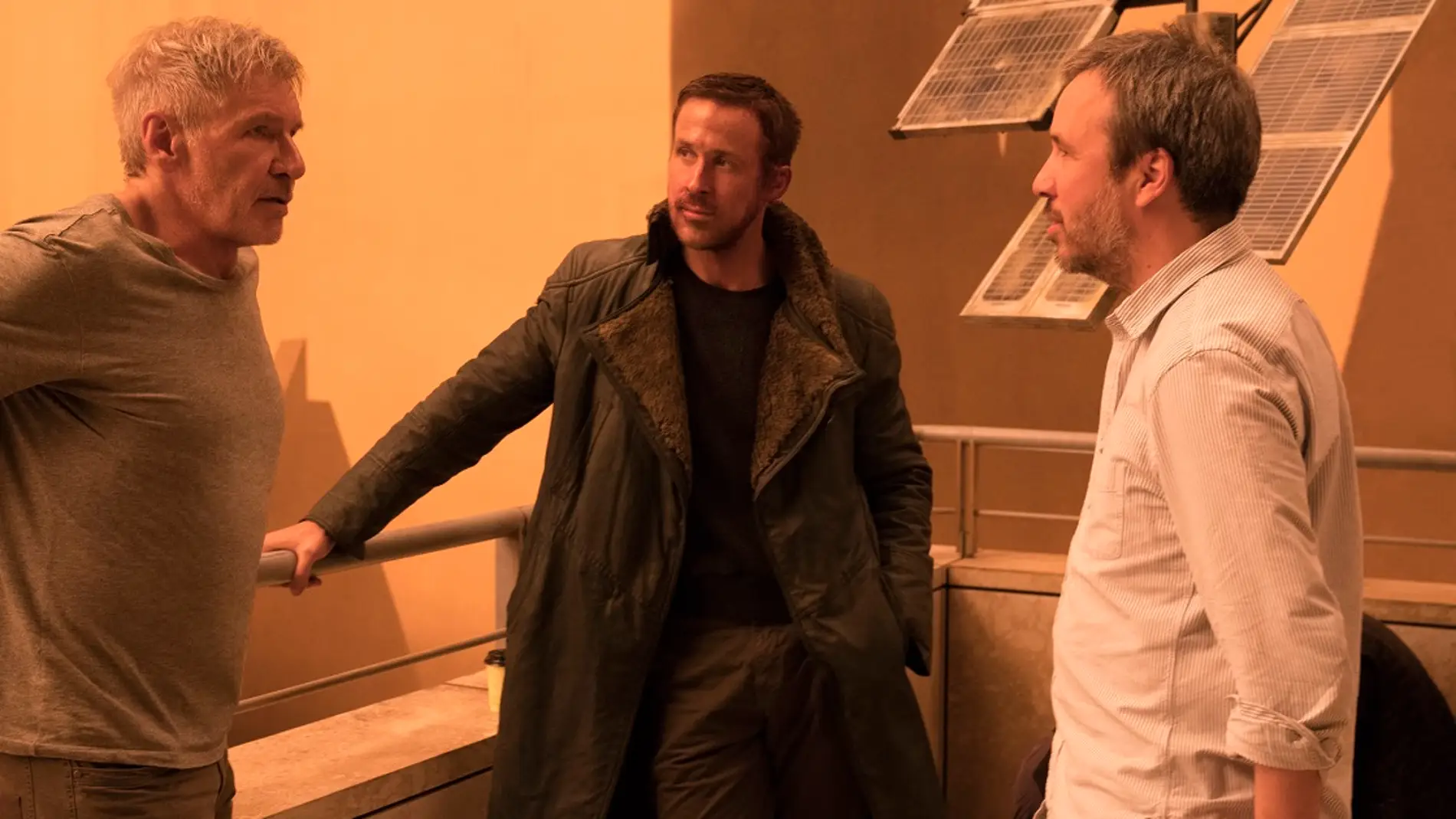 Ford, Gosling y Villeneuve rodando 'Blade Runner 2049'