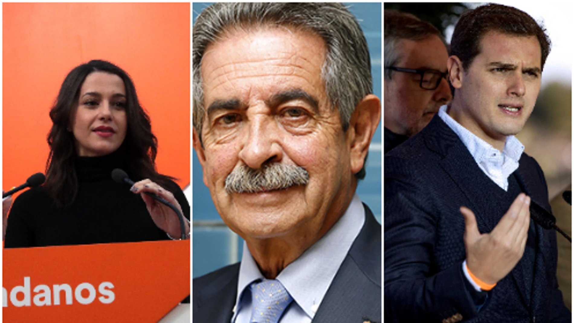 Inés Arrimadas, Miguel Ángel Revilla, Albert Rivera Inés Arrimadas, Miguel Ángel Revilla, Albert Rivera