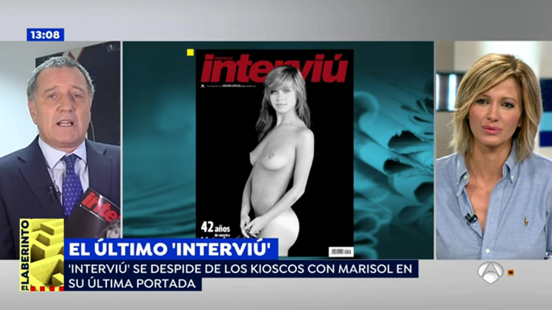 El director de 'Interviú' se despide recuperando el desnudo de Marisol: "Ella representa la vida entera de esta revista"