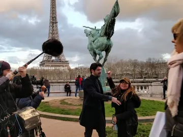 'Presunto Culpable' se rueda con la Torre Eiffel de fondo 'Presunto Culpable' se rueda con la Torre Eiffel de fondo