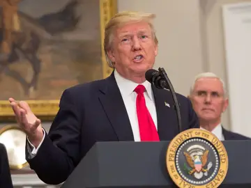 El presidente de Estados Unidos, Donald Trump. El presidente de Estados Unidos, Donald Trump.