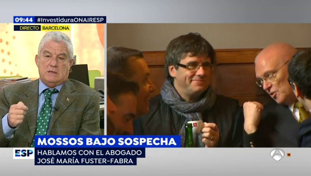El abogado Fúster-Fabra, presuntamente espiado por los Mossos: "Soy abogado de los Mossos y lo pienso seguir haciendo"