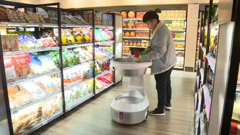 La tecnología revoluciona los supermercados clásicos en China La tecnología revoluciona los supermercados clásicos en China