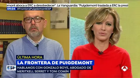 El abogado de Serret y Comín, sobre si Puigdemont acudirá al pleno: "Creo que no va a ocurrir" El abogado de Serret y Comín, sobre si Puigdemont acudirá al pleno: "Creo que no va a ocurrir"