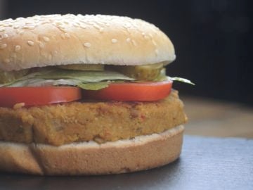 Hamburguesa vegana Hamburguesa vegana