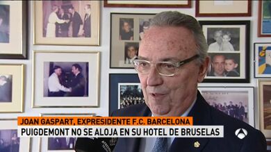 Joan Gaspart niega a Atresmedia que Puigdemont se haya alojado en su hotel en Bruselas