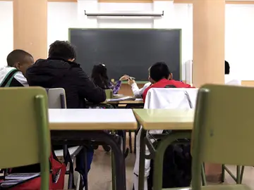 Vista de un aula de la ESO Vista de un aula de la ESO