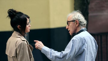Selena Gomez junto a Woody Allen