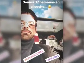 Miguel Ángel Muñoz calienta motores en París durante el rodaje de 'Presunto Culpable' Miguel Ángel Muñoz calienta motores en París durante el rodaje de 'Presunto Culpable'