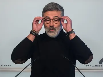 El portavoz de la CUP en el Parlament, Carles Riera El portavoz de la CUP en el Parlament, Carles Riera