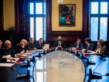 Imagen de la Mesa del Parlament Imagen de la Mesa del Parlament