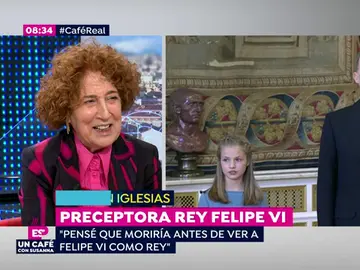 Carmen Iglesias analiza el reinado de Felipe VI: "El discurso del Rey estaba clarísimo: asumir el destino" Carmen Iglesias analiza el reinado de Felipe VI: "El discurso del Rey estaba clarísimo: asumir el destino"