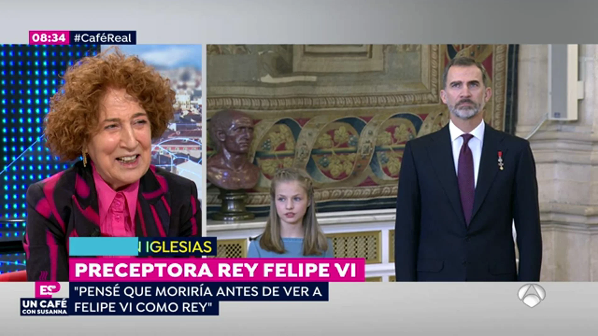   Carmen Iglesias analiza el reinado de Felipe VI: "El discurso del Rey estaba clarísimo: asumir el destino"