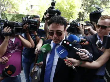 El exfutbolista Quique Pina El exfutbolista Quique Pina