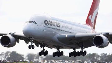 Avión de la aerolínea Qantas 
