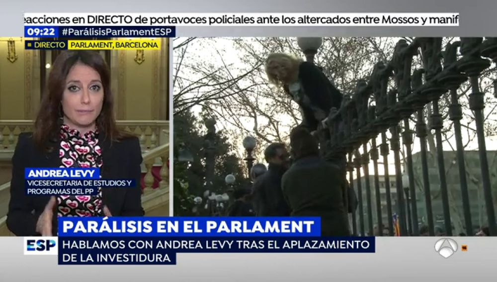 Andrea Levy, en Espejo Público