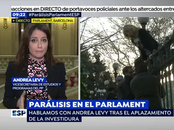 Andrea Levy, en Espejo Público Andrea Levy, en Espejo Público
