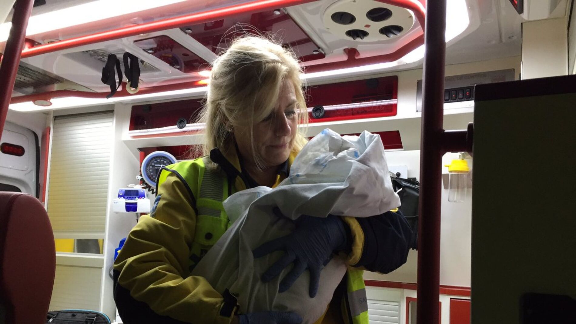 Rescatan a un beb&eacute; abandonado en Madrid