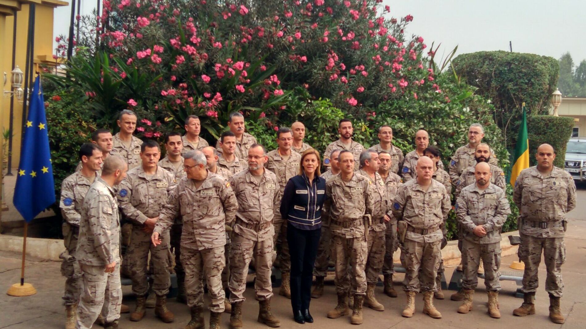 Mar&iacute;a Dolores de Cospedal en Bamako, Mali