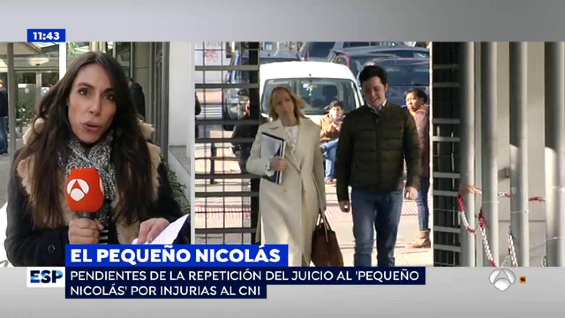 Se repite el juicio contra el peque&ntilde;o Nicol&aacute;s por injurias al CNI