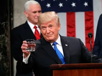 Donald Trump en su discurso sobre el Estado de la Unión Donald Trump en su discurso sobre el Estado de la Unión