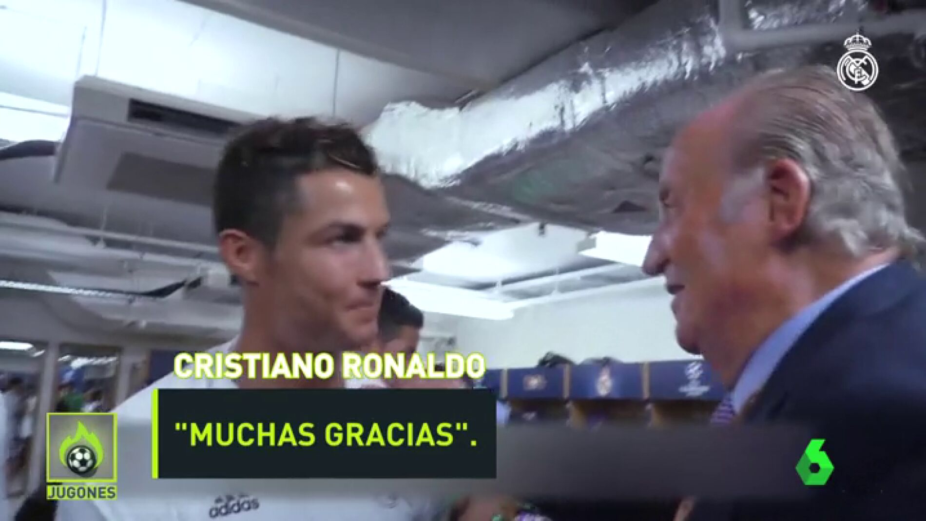 As&iacute; llama Juan Carlos I a Cristiano Ronaldo tras ganar la Duod&eacute;cima
