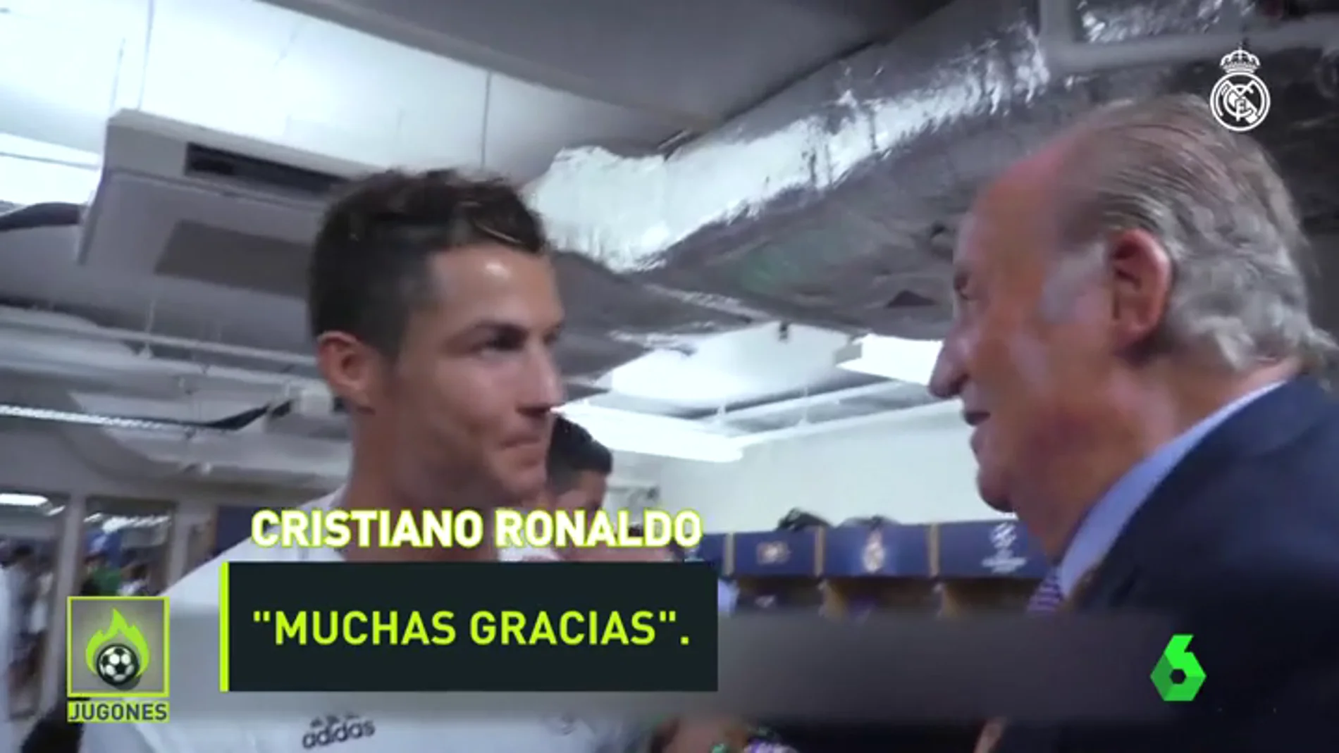 Así llama Juan Carlos I a Cristiano Ronaldo tras ganar la Duodécima