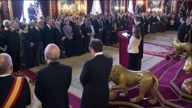 El Rey Felipe VI agradece el apoyo internacional 