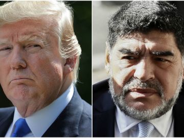 Trump le niega el visado a Maradona