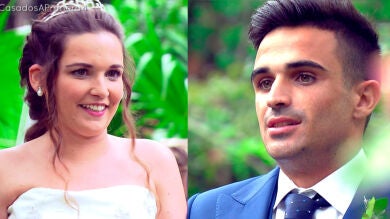 Tamara enamorada y Álvaro decepcionado en el altar