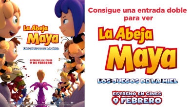 CONCURSO: Consigue una entrada doble para ver 'La Abeja Maya: Los Juegos de la Miel' en cines