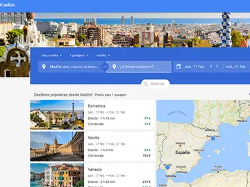 Imagen de Google Vuelos Imagen de Google Vuelos