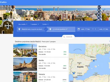 Imagen de Google Vuelos Imagen de Google Vuelos