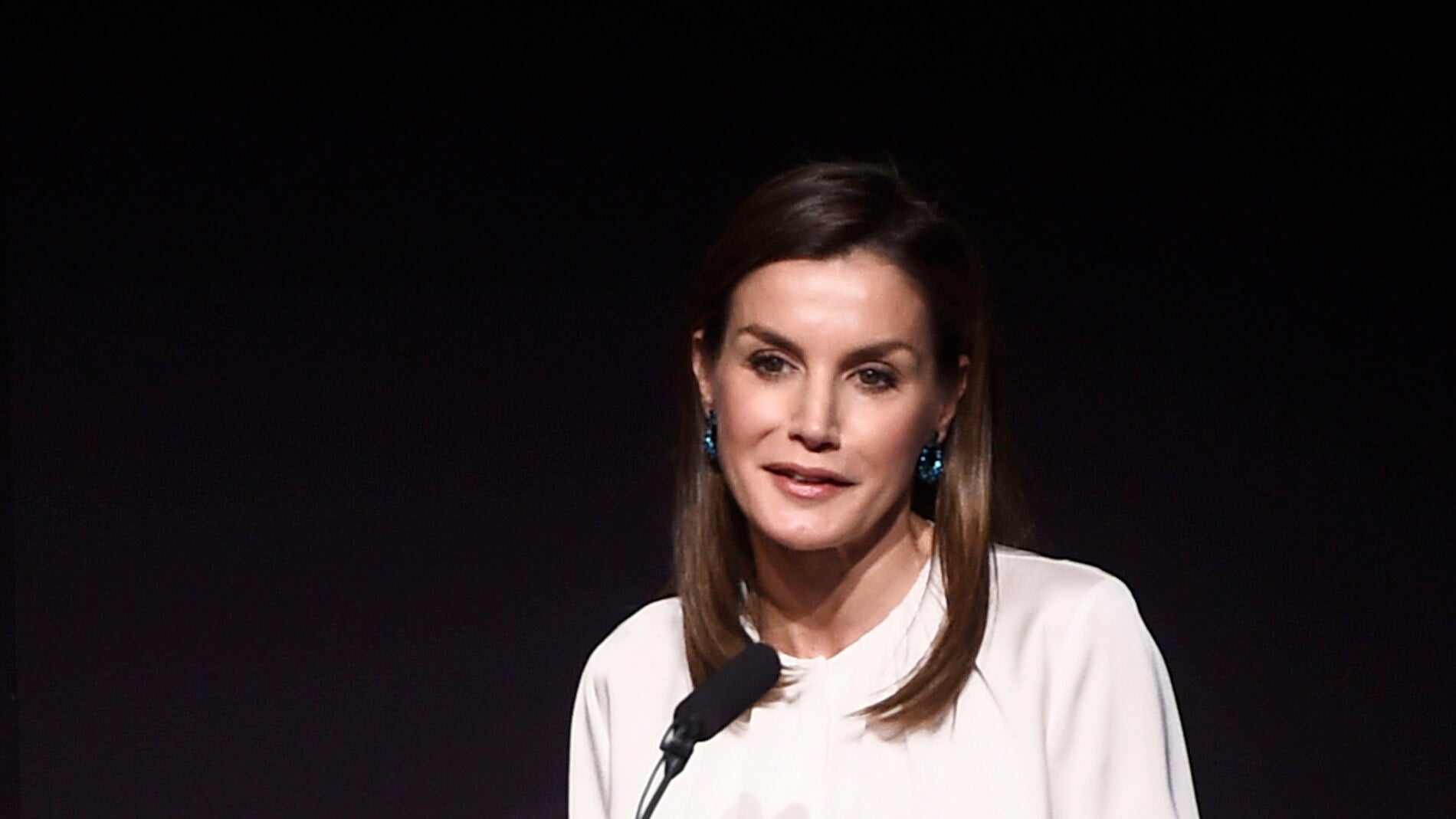 La reina Letizia durante el foro contra el cáncer