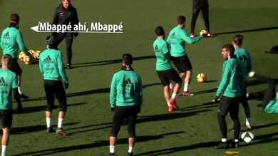 Mbappé, 'presente' en el entrenamiento de un Real Madrid que sólo piensa en el PSG